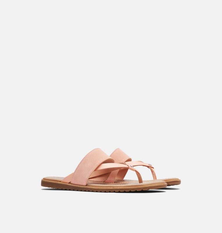 Sandalias Sorel Mujer - Ella™ Flip Flat Rosas - 69743-ELSM